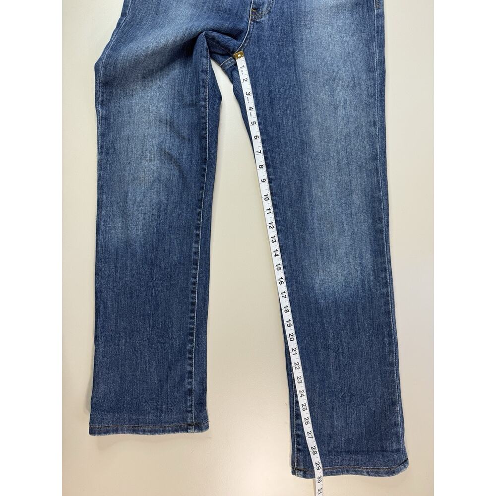 Vintage Boston Proper Straight Leg Denim Jeans 8 Dark Wash Y2K Classic High Rise - Picture 9 of 15